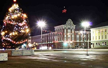 Расписание мероприятий в новогодние каникулы городе Гусеве