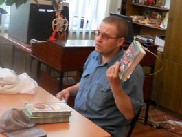 Юные читатели при встрече с Эдуардом Веркиным задали ему более 30 вопросов