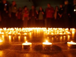 В Гусеве прошла акция "Свеча памяти", приуроченная ко Дню памяти и скорби начала Великой Отечественной войны