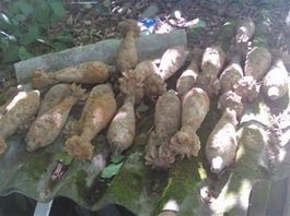 В поселке под Гусевом в песочнице обнаружили 20 мин времен войны