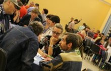 В рамках празднования Дня молодёжи в ГДК прошел турнир по интеллектуальным играм «Что? Где? Когда?»