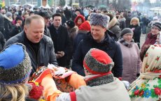 В Гусеве прошли массовые гуляния «Широкая Масленица»