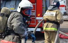 На проспекте Ленина в здании ООО «Комбикормовый завод» произошел пожар