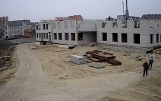 В Гусеве установили видеонаблюдение за строительством нового детского сада