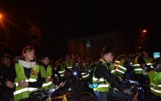 8 мая в Гусеве прошел ночной велопробег «Наша жизнь – это Ваша Победа»