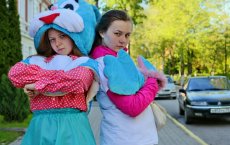 Активисты Подростково-молодежного клуба поздравили жителей и гостей Гусева с Международным Днем Семьи