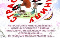 29 июля в Гусевском историко-краеведческом музее пройдёт интересный и уютный вечер «Страсти по винилу»