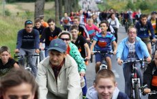 В Гусеве прошел большой велопробег