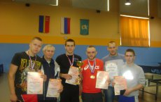 Юноши агропромышленного колледжа взяли первое место на областном первенстве по настольному теннису