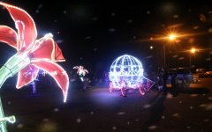 Гусев занял второе место в конкурсе на лучшее праздничное оформление