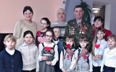 В Фурманово провели акцию «Подари Валентинку на память» и поздравили воинов-афганцев