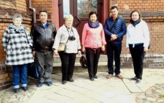 Потомки героя, увековеченного на братской могиле по улице Юрия Смирнова, посетили Гусев