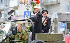 Фоторепортаж Дня Победы в городе Гусеве