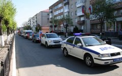 Сегодня в Гусеве прошел автопробег «Дорогами героев, дорогами отцов….»