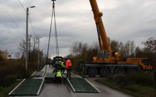 На стройплощадку Маяковской ТЭС в Гусеве доставлена первая газовая турбина