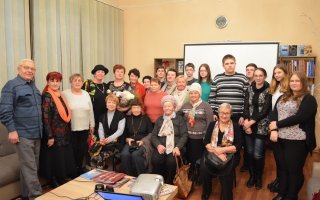 Калининградская поэтесса Галина Михайловна Савенкова встретилась с читателями Гусевской библиотеки