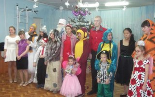 Студенты политеха провели новогодний утренник для «особенных» детей в социальном реабилитационном центре