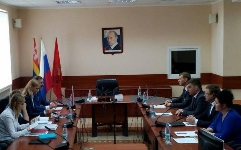 Глава городской администрации сегодня встретился с бурмистром из города Ожуш