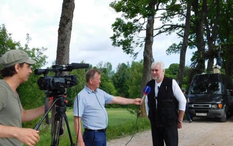 В Гусеве снимают фильм «Дорога в Париж» с Сергеем Маковецким и Ренатой Литвиновой