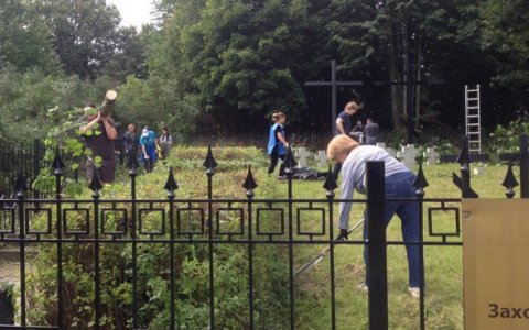В пос. Майское облагородили захоронение времён Первой Мировой войны