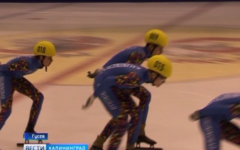 В Гусеве прошли первые в истории региона соревнования по шорт-треку
