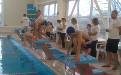 В ФОКе города Гусева прошло первенство «Гусевской ДЮСШ» по плаванию