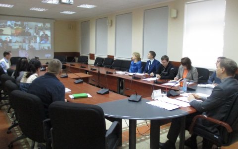 Сегодня состоялось видеоконференция муниципальных образований области