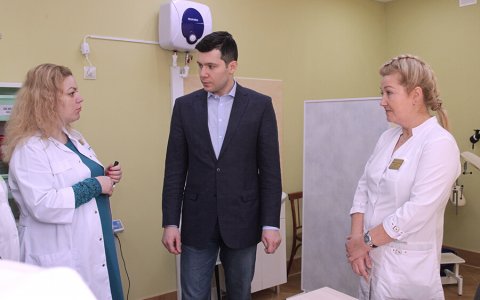 Антон Алиханов ознакомился с работой структурного подразделения Гусевской ЦРБ