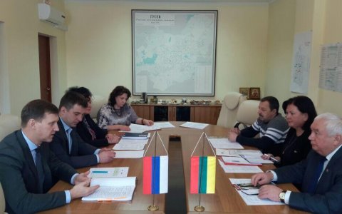 Сегодня с ответным визитом город Гусев посетила литовская делегация (обновлено)