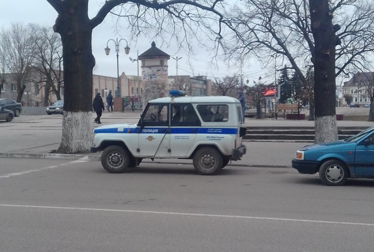 В Гусеве сорвали агитационные плакаты одного из кандидатов в президенты