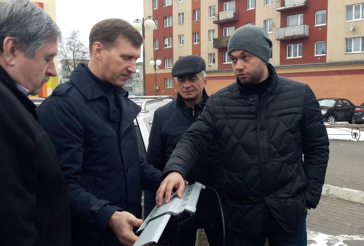 В Гусеве приступили к модернизации уличного освещения