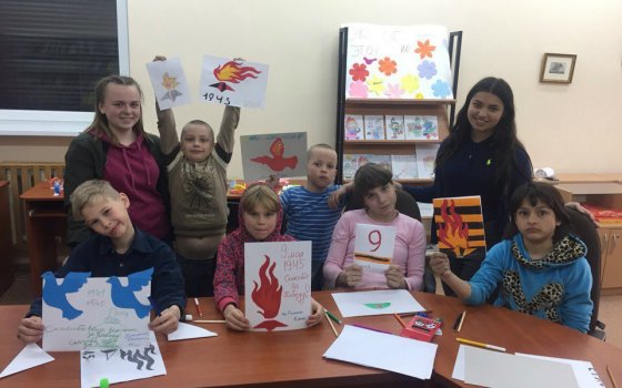 Отдел молодежной политики и Молодежная администрация провели патриотическую акцию в центре «Росток»