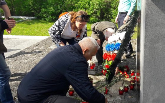 Делегация из города Гусева посетила братскую могилу советских воинов в Польше