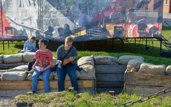 В городском музее прошёл праздничный концерт «В городском саду играет…» и пленэр «Штрихи Победы»