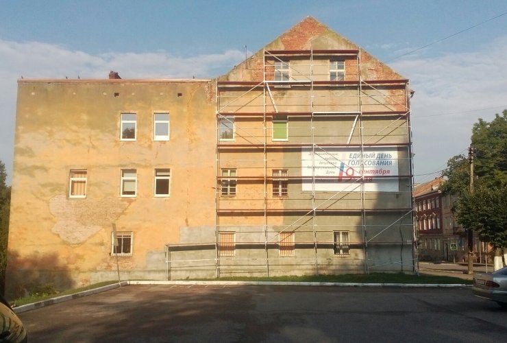 Граффити с изображением С.И. Гусева нарисуют на проспекте Ленина, 50