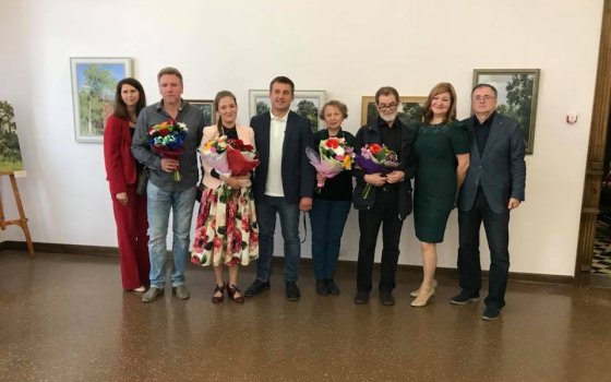 В Гусевском музее открылась выставка четырех художников «Ода Городу»
