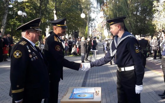 Сегодня прошла торжественная присяга воспитанников Гусевского кадетского корпуса