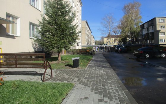 Сегодня состоялась приемка выполненных работ в рамках программы «Формирование современной городской среды»