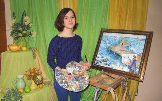 В ДШИ состоялся праздник для первоклассников «Посвящение в художники»