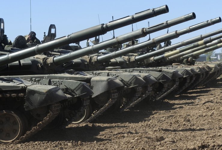 В городе Гусеве сформирован танковый полк