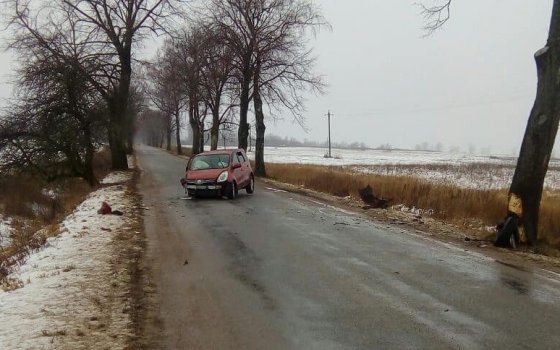 В Гусевском районе пьяный строитель угнал и разбил автомобиль своего нанимателя