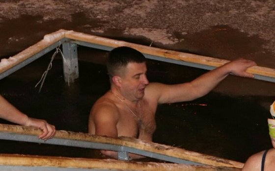 Гусевцы совершили Крестный ход и обряд омовения