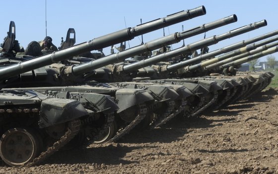 В городе Гусеве сформирован танковый полк
