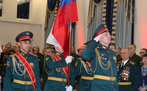В городском ДК прошло торжественное мероприятие, посвященное Дню защитника Отечества