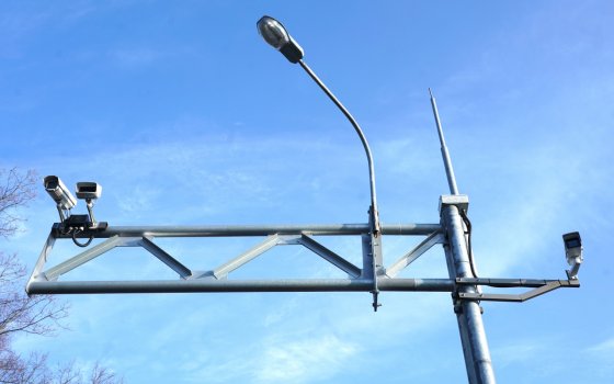 На областных дорогах начинают работу рамки весогабаритного контроля