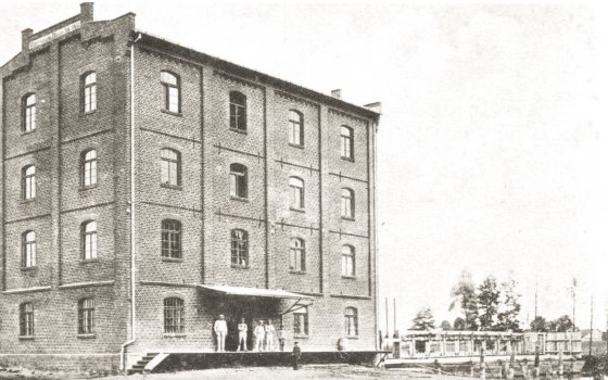 Мельница на Мукомольном переулке в Гусеве