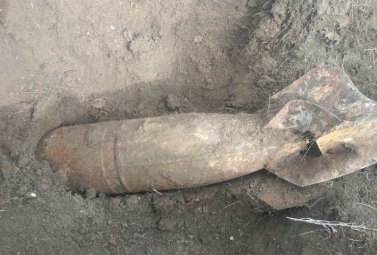 В поселке Новостройка нашли авиабомбу времён Великой Отечественной войны