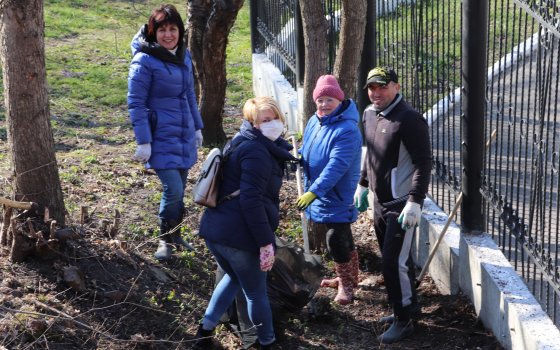 Сегодня прошёл общегородской субботник