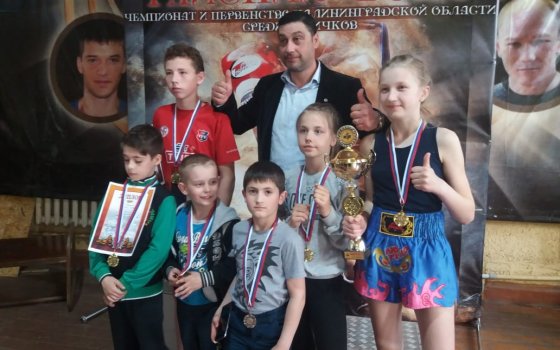 В Гусеве прошло областное первенство по тайскому боксу среди новичков