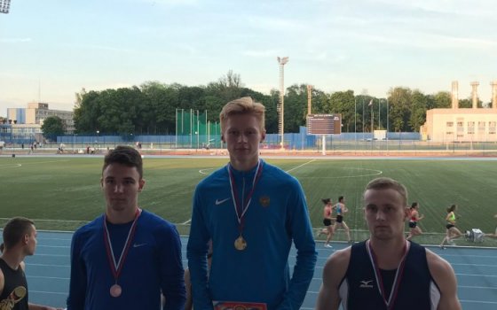 Житель Гусева взял два первых места на Чемпионате и Первенстве СЗФО по лёгкой атлетике
